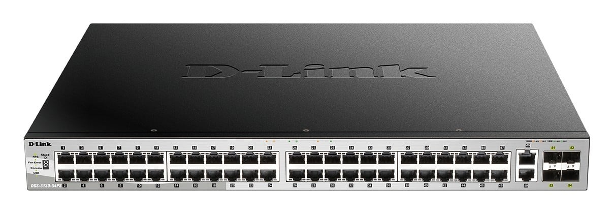 D-LINK D-Link DGS-3130-54PS/E switch di rete Gestito L3 Gigabit Ethernet (10/100/1000) Supporto Power over Ethernet (PoE) Grigio - RETI | TecnoCARE.net Sabaudia, Latina, Terracina, San Felice Circeo e Pontinia