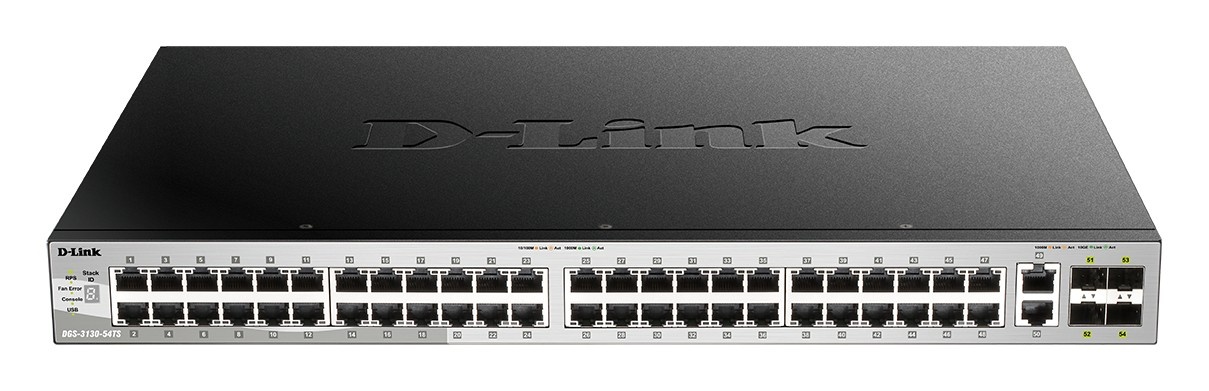D-LINK D-Link DGS-3130-54TS/E switch di rete Gestito L3 Gigabit Ethernet (10/100/1000) Grigio - RETI | TecnoCARE.net Sabaudia, Latina, Terracina, San Felice Circeo e Pontinia