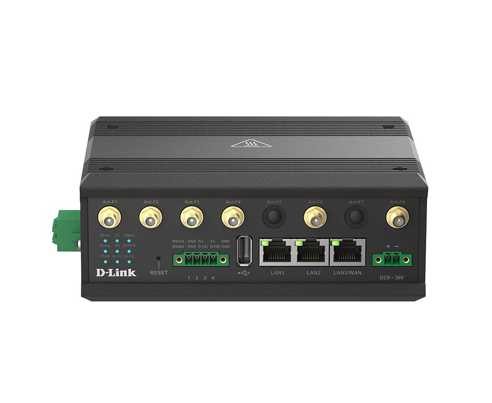 D-LINK D-LINK ROUTER 5G IIOT GATEWAY, 3X GIGABIT ETHERNET - ROUTER | TecnoCARE.net Sabaudia, Latina, Terracina, San Felice Circeo e Pontinia