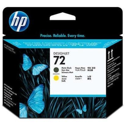 HP HP CART INK TESTINA NERO OPACO E GIALLO PER DESIGNJET T1100, N. 72 - CONSUMABILI PLOTTER | TecnoCARE.net Sabaudia, Latina, Terracina, San Felice Circeo e Pontinia