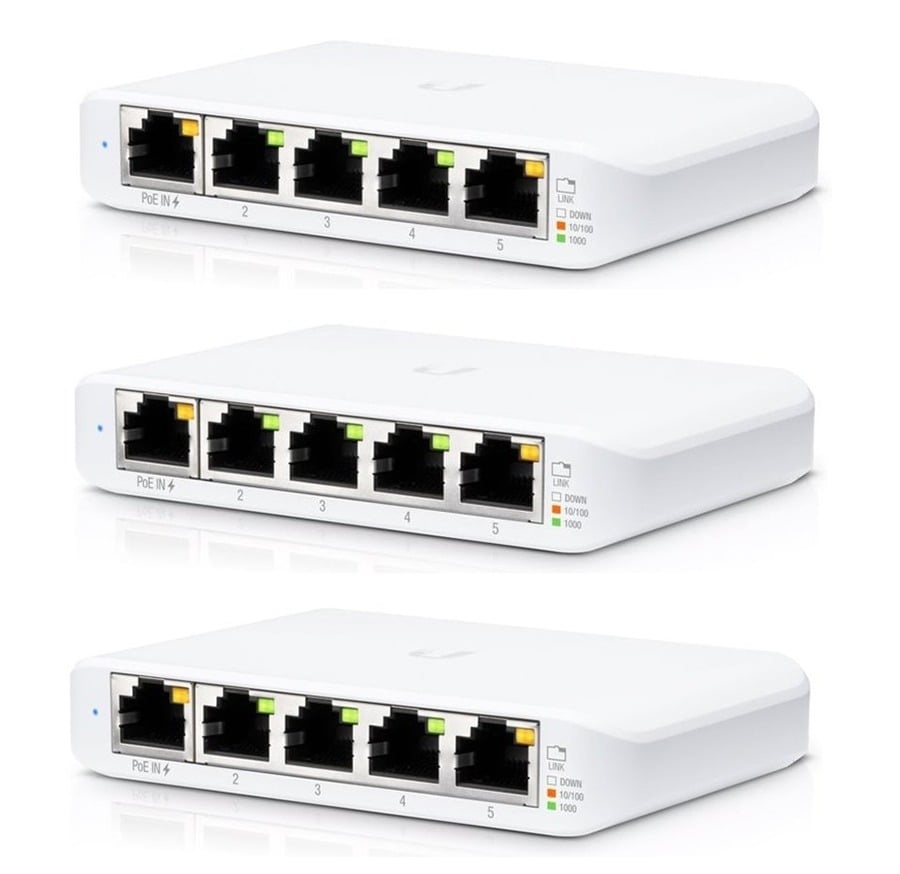 UBIQUITI Ubiquiti USW-FLEX-MINI-3 Networks UniFi Switch Flex Mini (3-pack) Gestito Gigabit Ethernet (10/100/1000) Supporto Power over Ethernet (PoE) Bianco - RETI | TecnoCARE.net Sabaudia, Latina, Terracina, San Felice Circeo e Pontinia