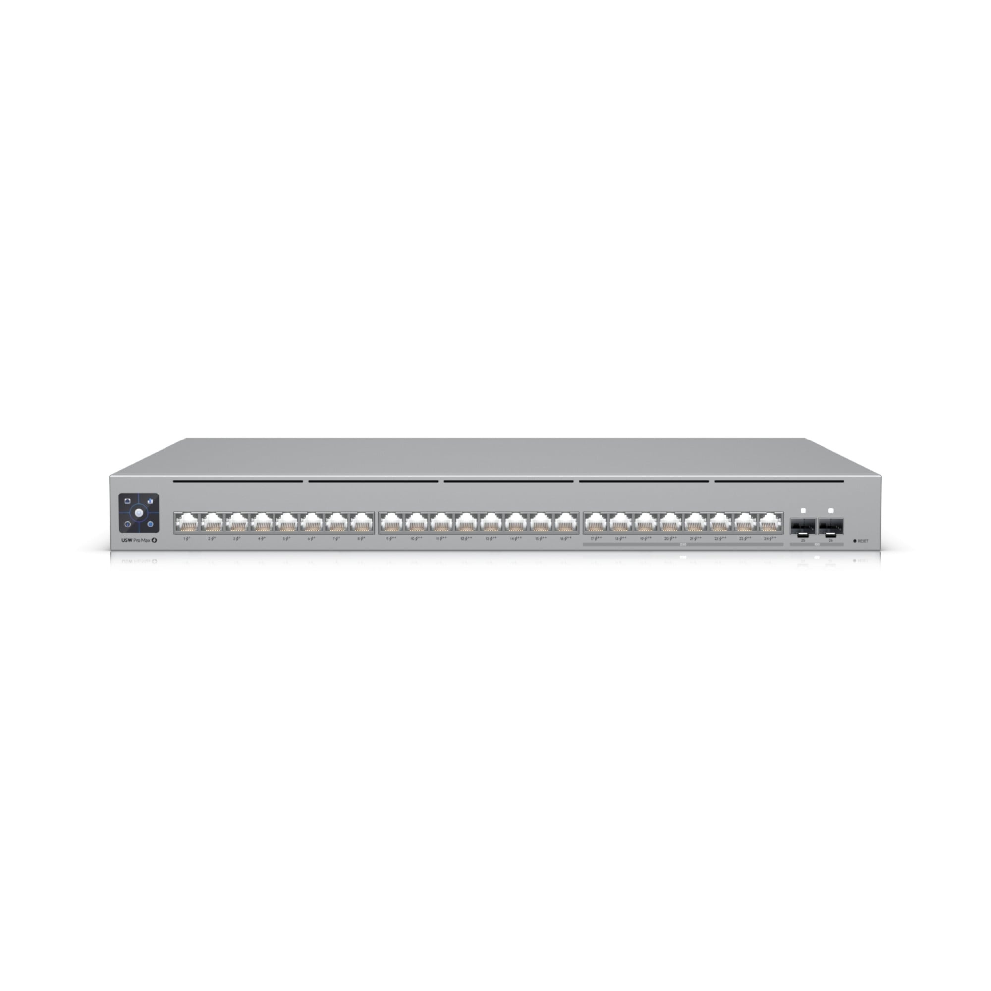 UBIQUITI Ubiquiti USW-Pro-Max-24-PoE UniFi switch PoE++ multi-gigabit a 24 porte, con funzionalità layer 3 e etherlighting. - RETI | TecnoCARE.net Sabaudia, Latina, Terracina, San Felice Circeo e Pontinia