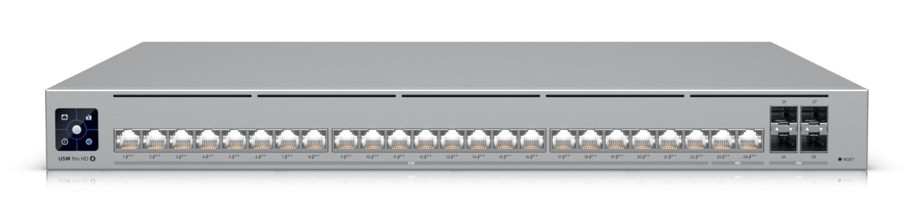 UBIQUITI Ubiquiti UniFi Pro HD 24 PoE Gestito L2/L3 2.5G Ethernet (100/1000/2500) Supporto Power over Ethernet (PoE) 1U Grigio - RETI | TecnoCARE.net Sabaudia, Latina, Terracina, San Felice Circeo e Pontinia