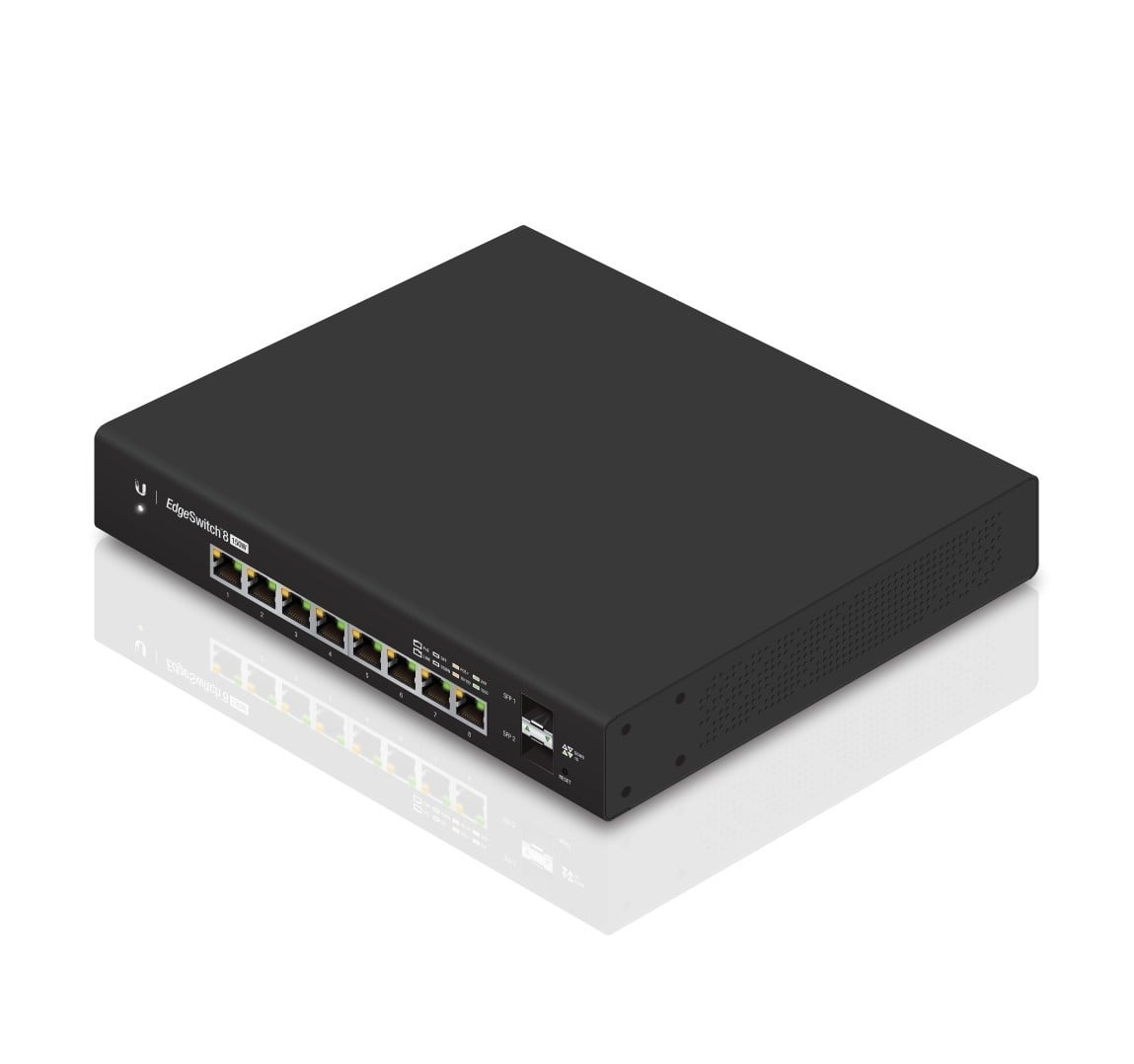 UBIQUITI Ubiquiti ES-8-150W Networks EdgeSwitch 8 Gestito Gigabit Ethernet (10/100/1000) Supporto Power over Ethernet (PoE) Nero - RETI | TecnoCARE.net Sabaudia, Latina, Terracina, San Felice Circeo e Pontinia