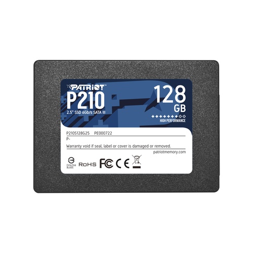 PATRIOT PATRIOT SSD INTERNO P210 128GB 2,5 SATA 6GB/S R/W 450/430 - SSD INTERNI | TecnoCARE.net Sabaudia, Latina, Terracina, San Felice Circeo e Pontinia