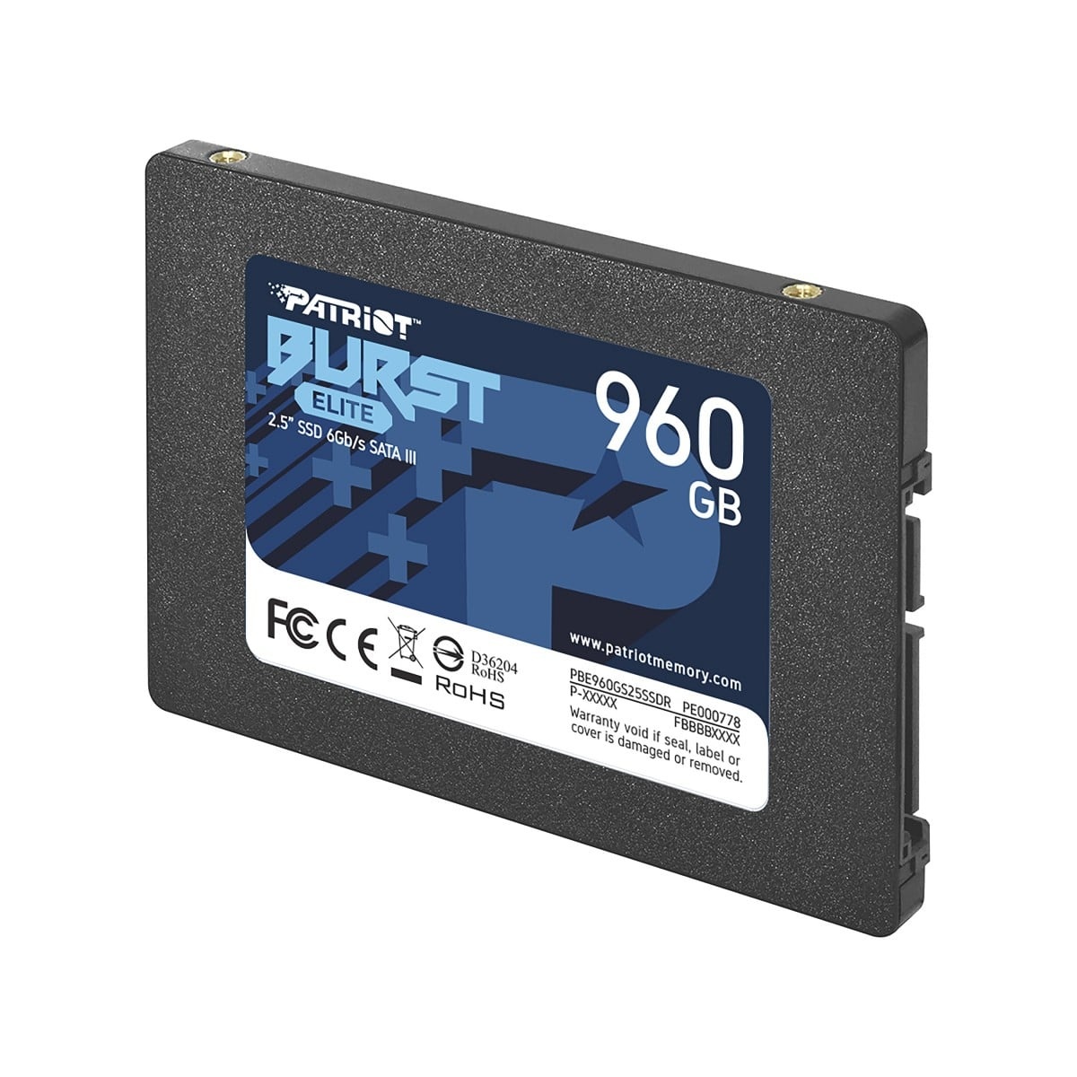 PATRIOT Patriot Memory Burst Elite 960 GB 2.5" Serial ATA III - SUPPORTI PER LA MEMORIZZAZIONE | TecnoCARE.net Sabaudia, Latina, Terracina, San Felice Circeo e Pontinia