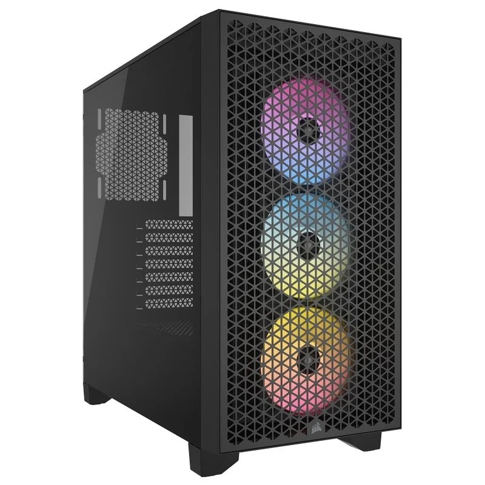 CORSAIR CORSAIR CASE 3000D RGB AIRFLOW, MID TOWER, NERO - CASE | TecnoCARE.net Sabaudia, Latina, Terracina, San Felice Circeo e Pontinia