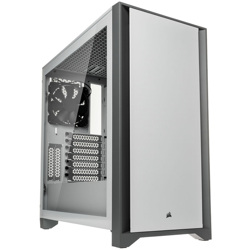 CORSAIR Corsair 4000D Tempered Glass - Bianco con Finestra - CASE | TecnoCARE.net Sabaudia, Latina, Terracina, San Felice Circeo e Pontinia