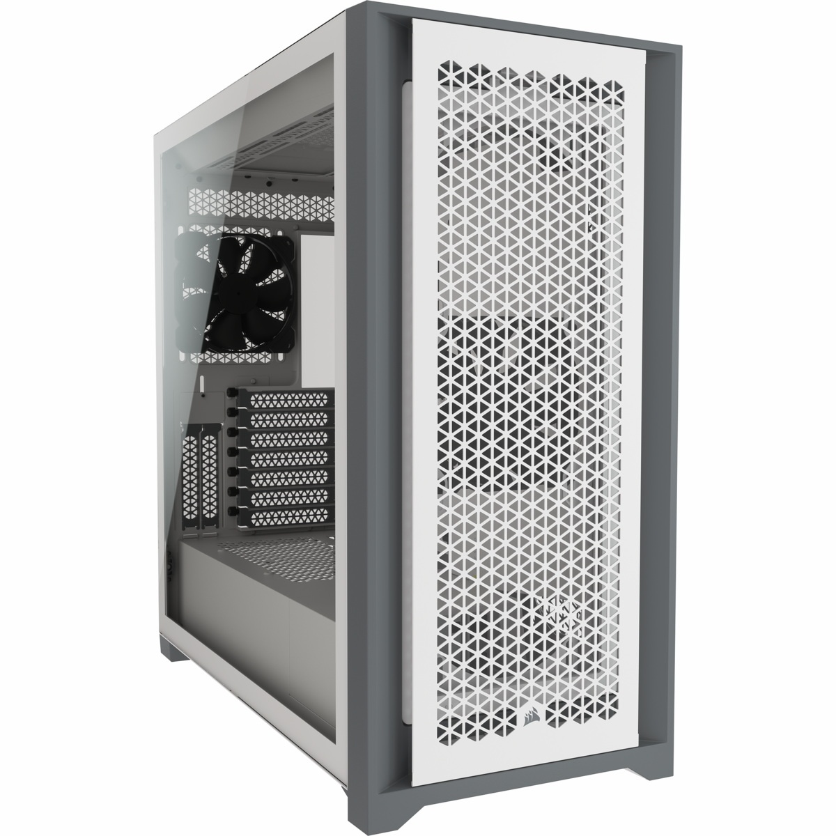CORSAIR Corsair 5000D AIRFLOW Tempered Glass - Bianco con Finestra - CASE | TecnoCARE.net Sabaudia, Latina, Terracina, San Felice Circeo e Pontinia