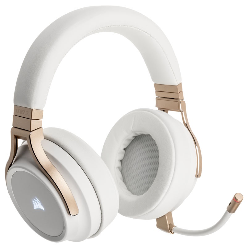CORSAIR Corsair Virtuoso RGB Wireless High-Fidelity Gaming Headset - Pearl *refurbished* - ACCESSORI GAMING | TecnoCARE.net Sabaudia, Latina, Terracina, San Felice Circeo e Pontinia