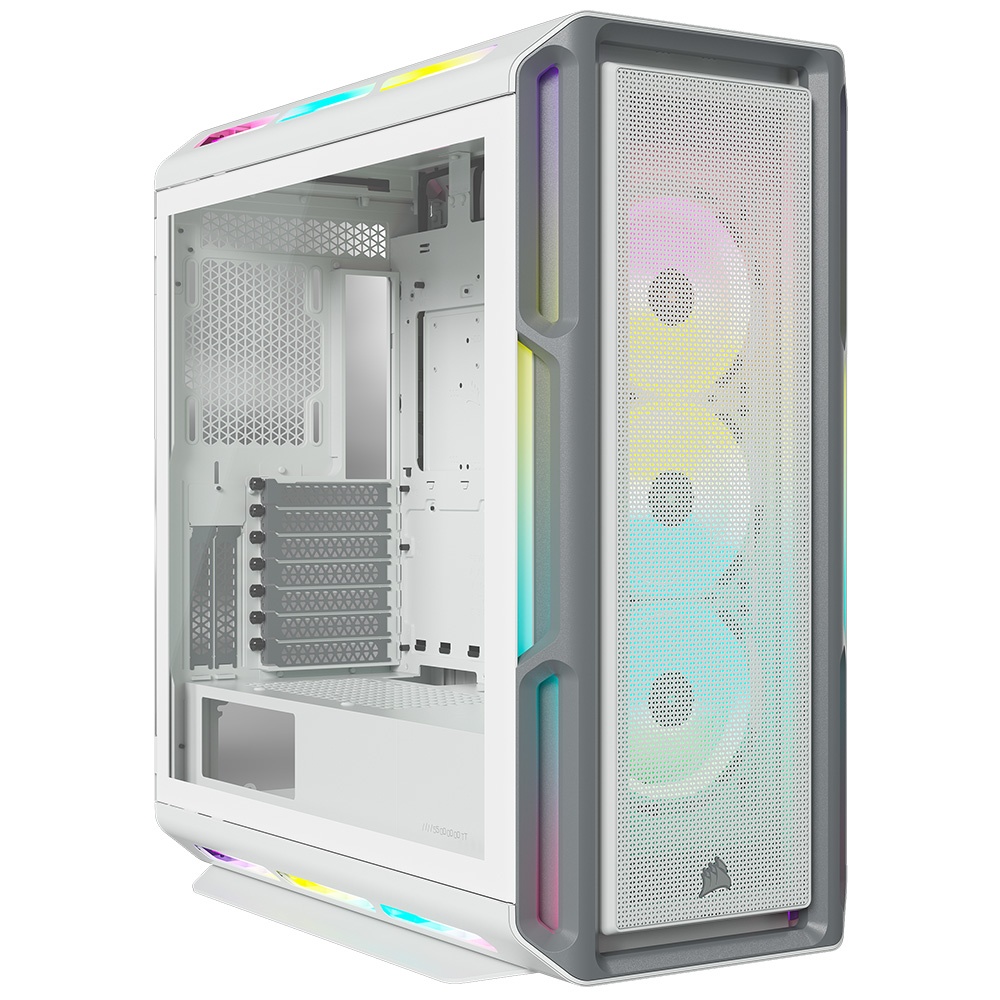 CORSAIR Corsair iCUE 5000T RGB Tempered Glass Mid-Tower Smart Case - Bianco - CASE | TecnoCARE.net Sabaudia, Latina, Terracina, San Felice Circeo e Pontinia