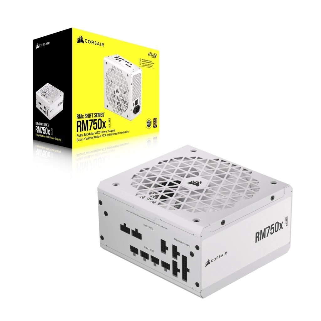 CORSAIR Corsair RMx Series RM750x unità di alimentazione 750 W 24-pin ATX ATX Bianco - BATTERIE E ALIMENTATORI | TecnoCARE.net Sabaudia, Latina, Terracina, San Felice Circeo e Pontinia