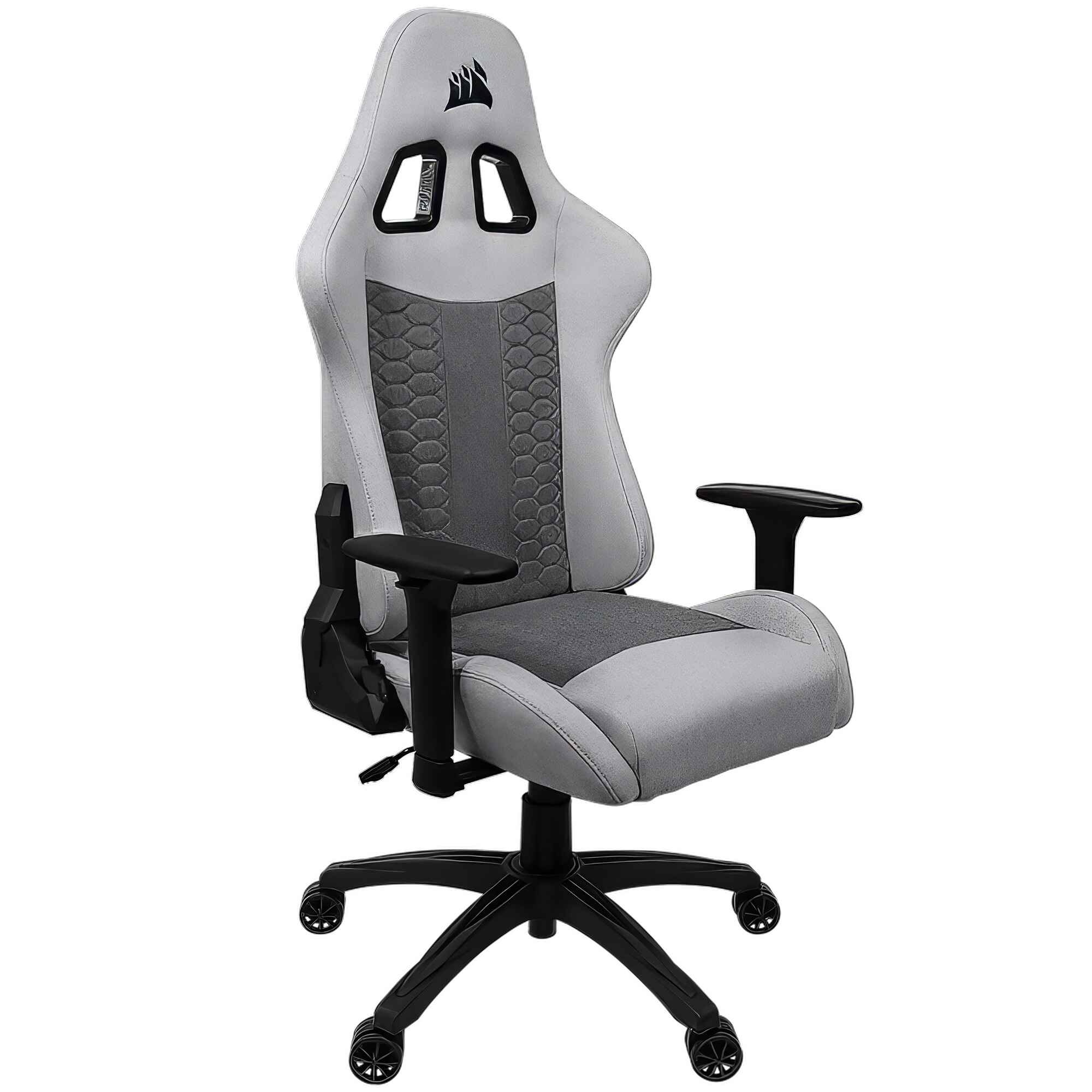 CORSAIR Corsair TC100 RELAXED Gaming Chair - Fabric Grey/Silver - ACCESSORI GAMING | TecnoCARE.net Sabaudia, Latina, Terracina, San Felice Circeo e Pontinia