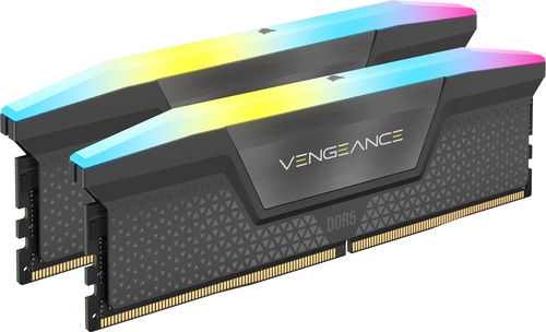 CORSAIR CORSAIR RAM VENGEANCE RGB DDR5 32GB 2 x 16GB DDR5 6000 CL36-44-44-96 1.35V INTEL XMP  AMD EXPO - GR - MEMORIE RAM | TecnoCARE.net Sabaudia, Latina, Terracina, San Felice Circeo e Pontinia