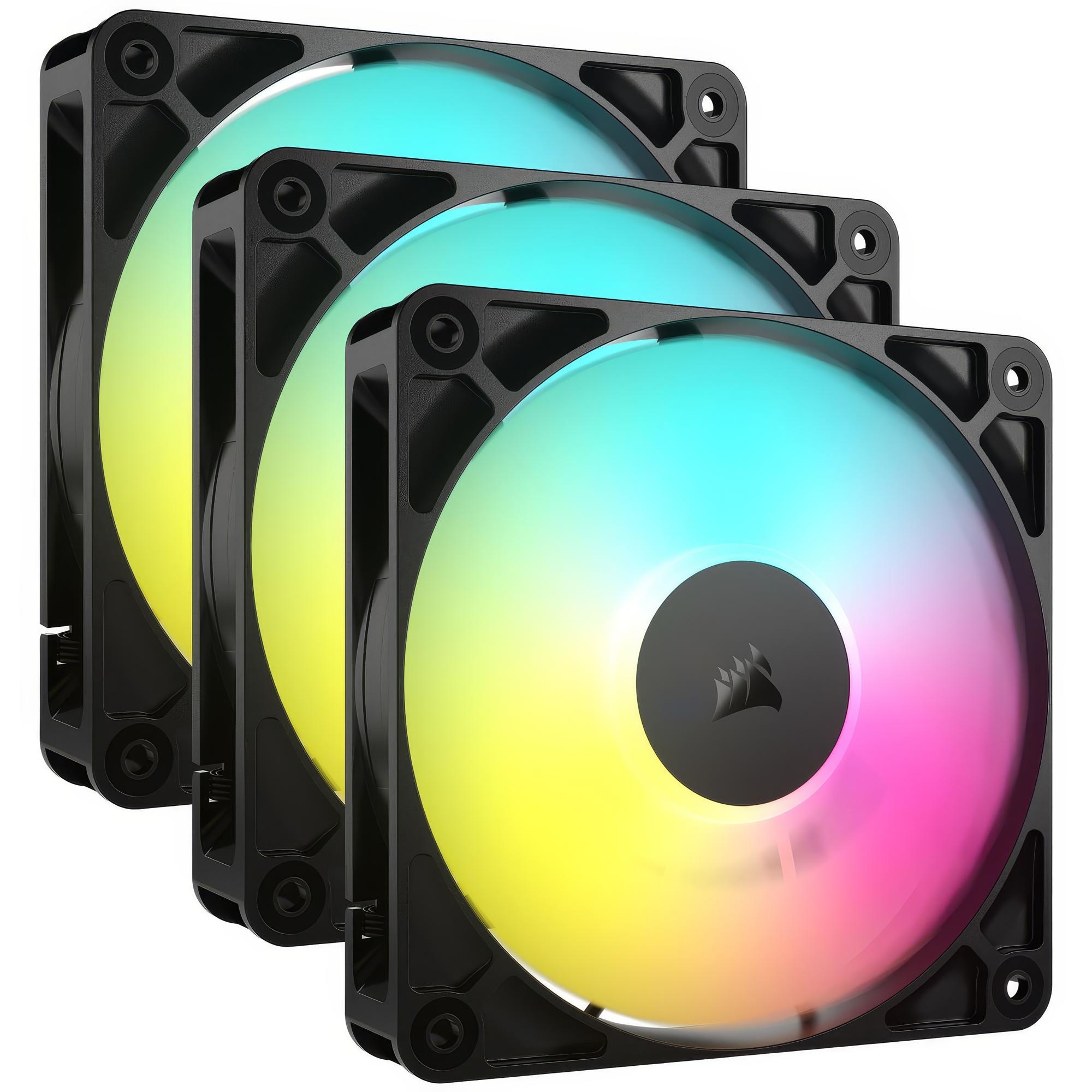 CORSAIR CORSAIR RS120 ARGB, 120MM ARGB FAN, TRIPLE PACK - CPU DISSIPATORI | TecnoCARE.net Sabaudia, Latina, Terracina, San Felice Circeo e Pontinia