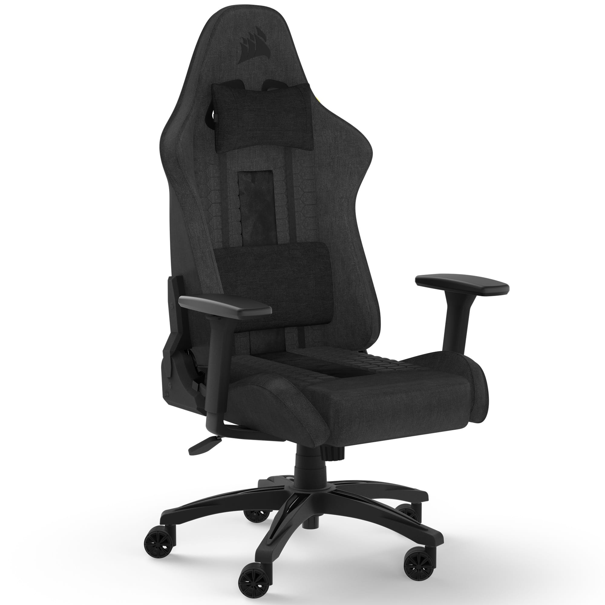 CORSAIR Corsair TC100 RELAXED Gaming Chair - Fabric Black/Grey (Cuscino Nero) - ACCESSORI GAMING | TecnoCARE.net Sabaudia, Latina, Terracina, San Felice Circeo e Pontinia