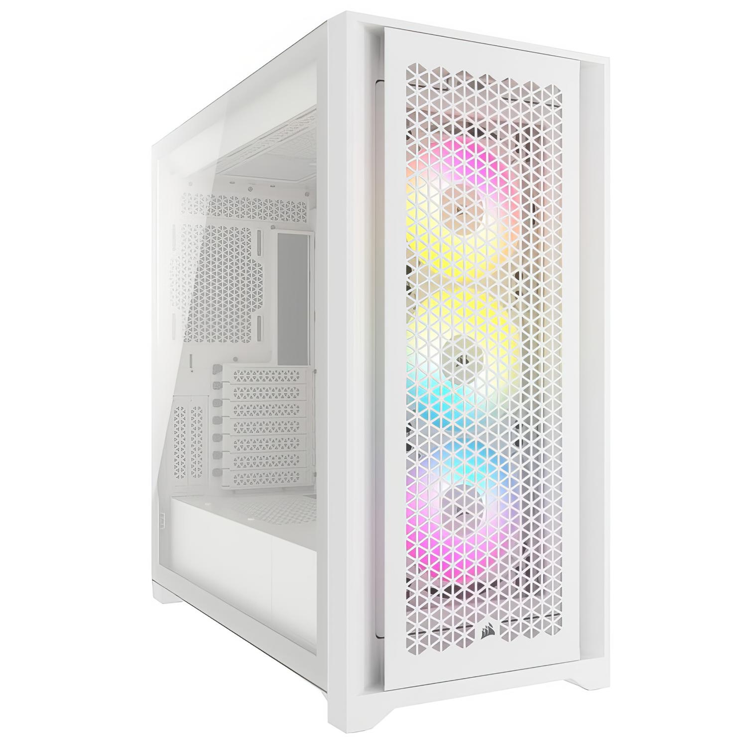 CORSAIR Corsair 5000D RGB AIRFLOW Tempered Glass - Bianco con Finestra - CASE | TecnoCARE.net Sabaudia, Latina, Terracina, San Felice Circeo e Pontinia