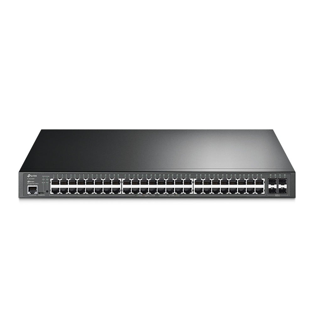 TP-LINK TP-Link JetStream TL-SG3452XP switch di rete Gestito L2+ Gigabit Ethernet (10/100/1000) Supporto Power over Ethernet (PoE) 1U Nero - RETI | TecnoCARE.net Sabaudia, Latina, Terracina, San Felice Circeo e Pontinia