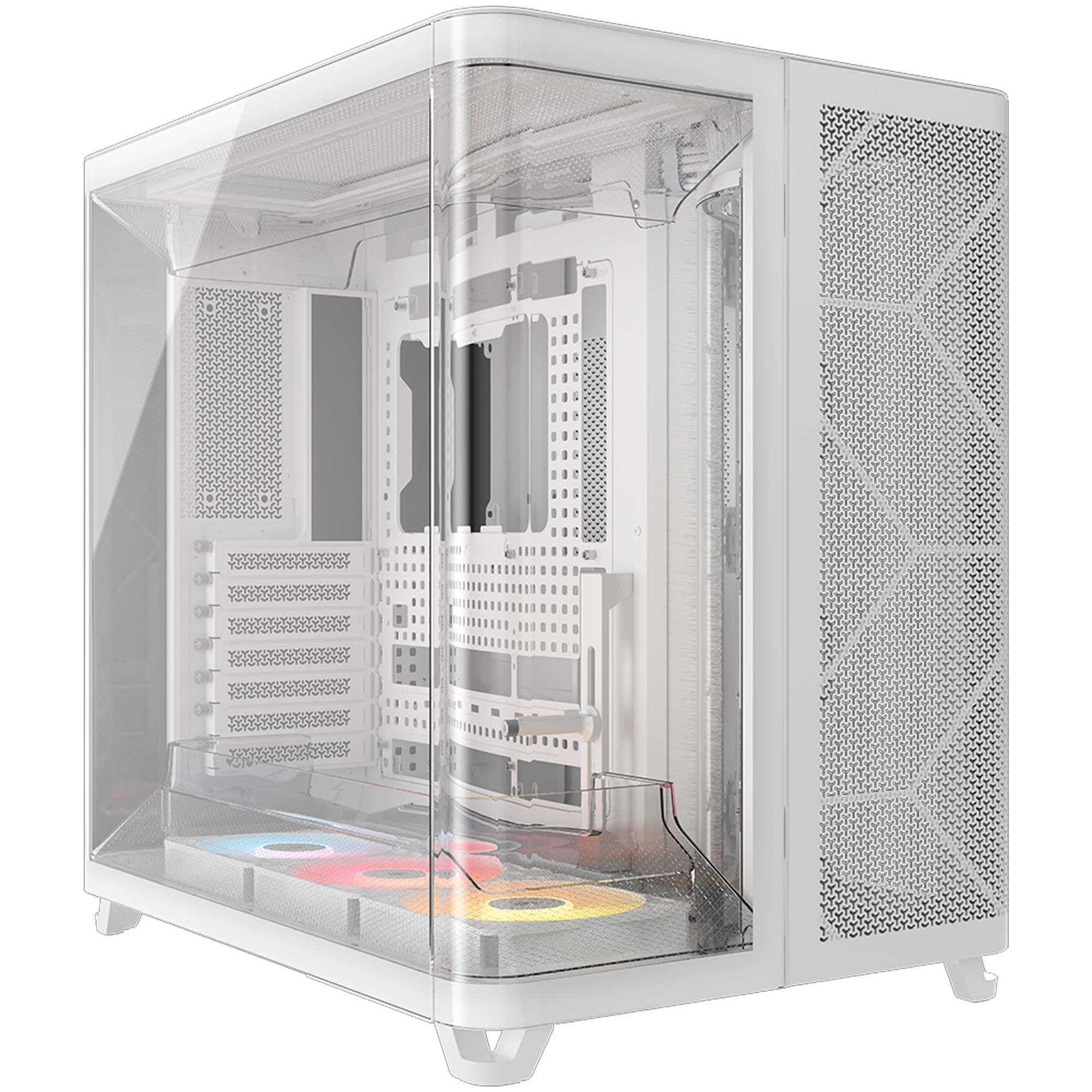 CORSAIR Corsair AIR 5400 RS-R ARGB Tempered Glass, Tripla Camera, Mid-Tower - Bianco - CASE | TecnoCARE.net Sabaudia, Latina, Terracina, San Felice Circeo e Pontinia