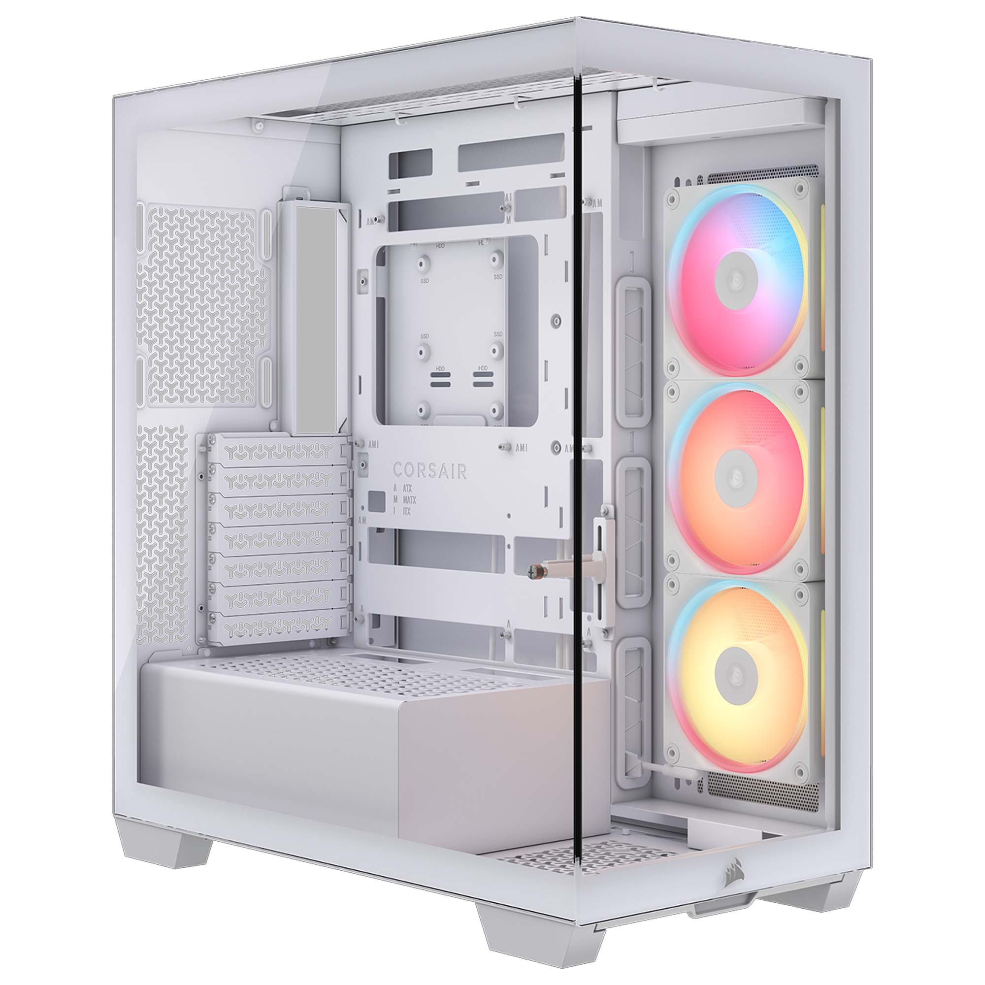 CORSAIR Corsair 3500X LX-R RGB iCUE Link, Vetro Temperato - Bianco - CASE | TecnoCARE.net Sabaudia, Latina, Terracina, San Felice Circeo e Pontinia