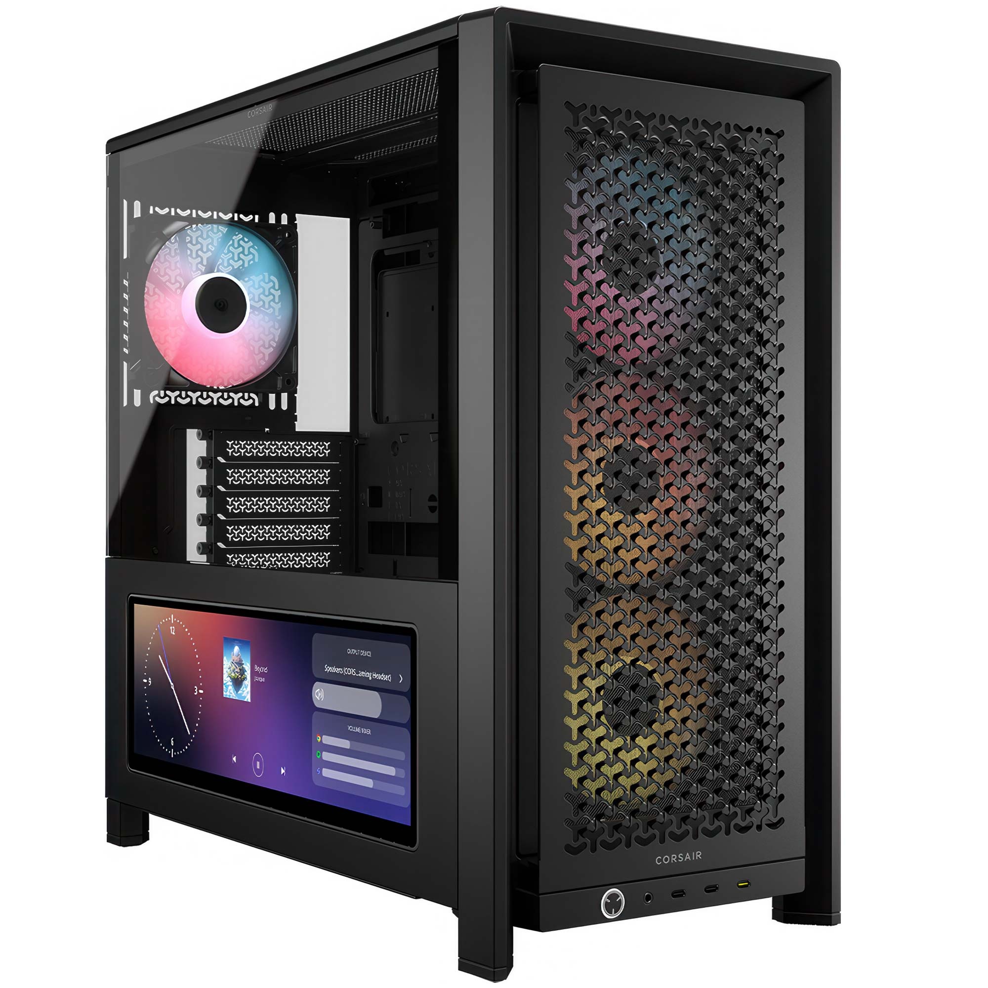 CORSAIR Corsair FRAME 4000D RS LCD ARGB Tempered Glass, Mid-Tower - Nero - CASE | TecnoCARE.net Sabaudia, Latina, Terracina, San Felice Circeo e Pontinia
