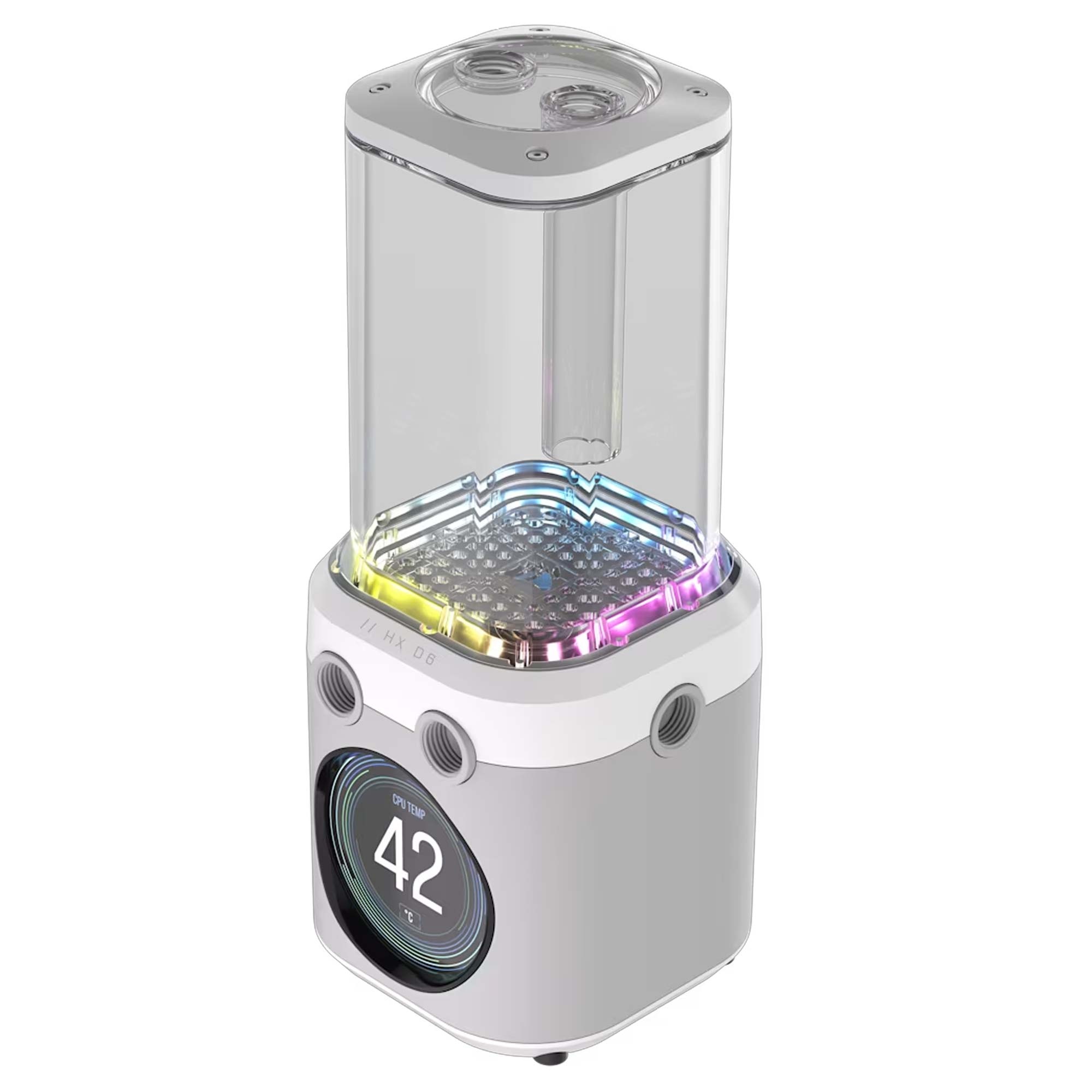 CORSAIR Corsair iCue Link XD6 RGB LCD Elite Pompa/Tanica Combo - Bianco - ACCESSORI GAMING | TecnoCARE.net Sabaudia, Latina, Terracina, San Felice Circeo e Pontinia