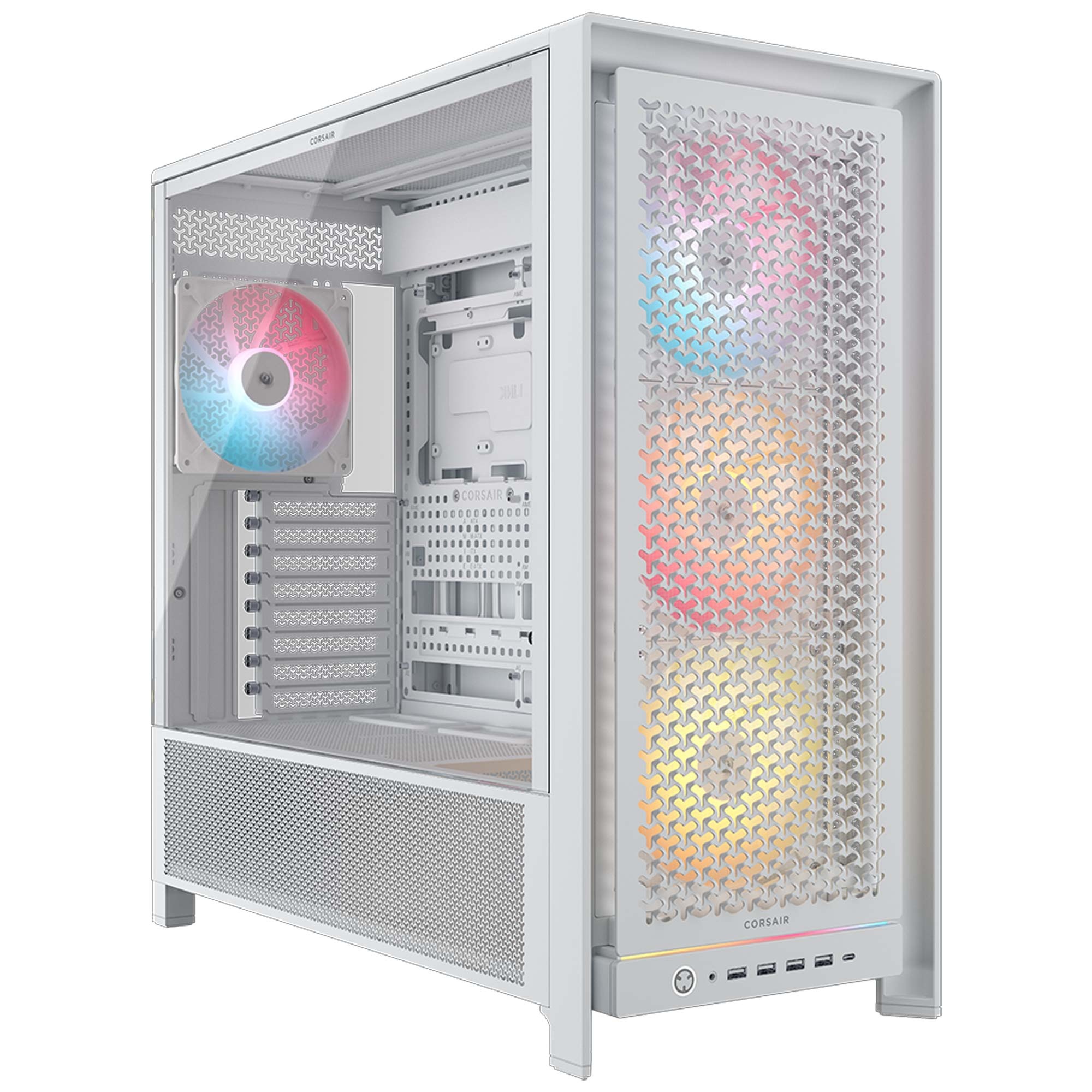 CORSAIR Corsair FRAME 5000D RS ARGB Tempered Glass, Mid-Tower - Bianco con Finestra - CASE | TecnoCARE.net Sabaudia, Latina, Terracina, San Felice Circeo e Pontinia