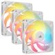 CORSAIR CORSAIR VENTOLA TRIPLA RS120-R ARGB, 120MM, BIANCO - CASE VENTOLE | TecnoCARE.net Sabaudia, Latina, Terracina, San Felice Circeo e Pontinia