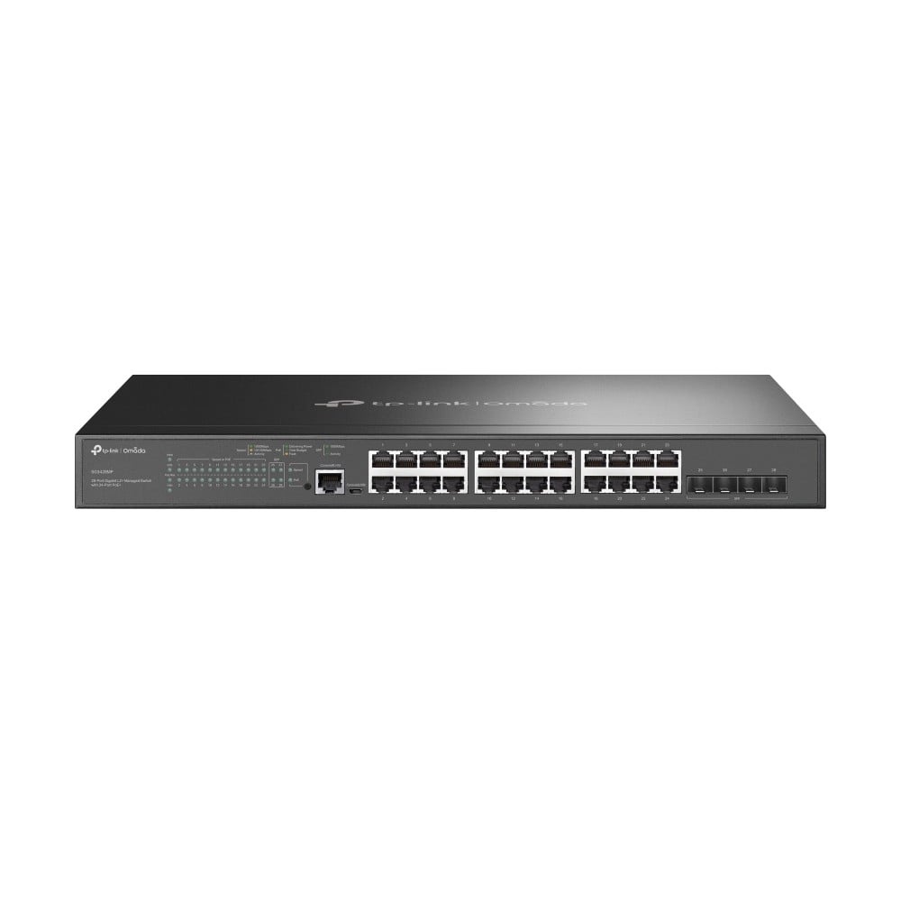 TP-LINK TP-Link SG3428MP (TL-SG3428MP) JetStream™ 28-Port Gigabit L2+ Managed Switch with 24-Port PoE+ - RETI | TecnoCARE.net Sabaudia, Latina, Terracina, San Felice Circeo e Pontinia