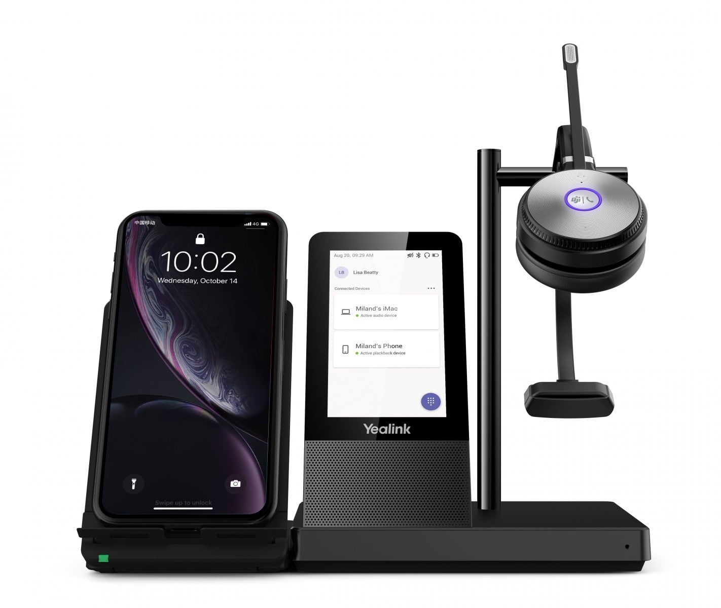YEALINK Yealink 1308002 WH66 DECT Cuffie Mono Wireless per Teams - AUDIO E CUFFIE PORTATILI | TecnoCARE.net Sabaudia, Latina, Terracina, San Felice Circeo e Pontinia