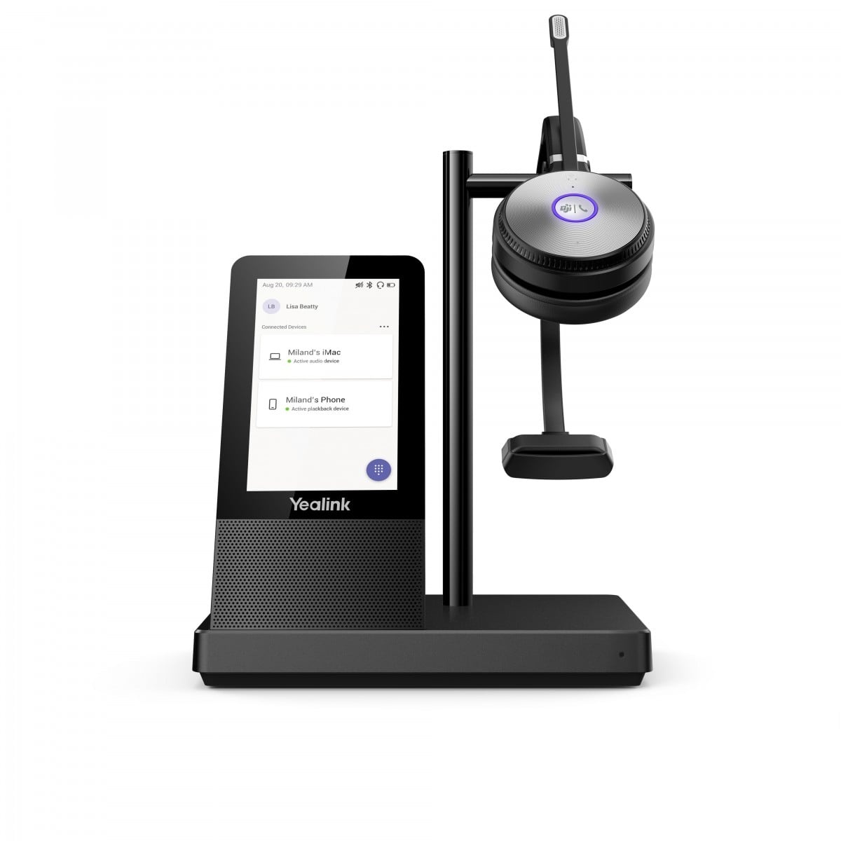 YEALINK Yealink 1308002 WH66 DECT Cuffie Mono Wireless per Teams - AUDIO E CUFFIE PORTATILI | TecnoCARE.net Sabaudia, Latina, Terracina, San Felice Circeo e Pontinia