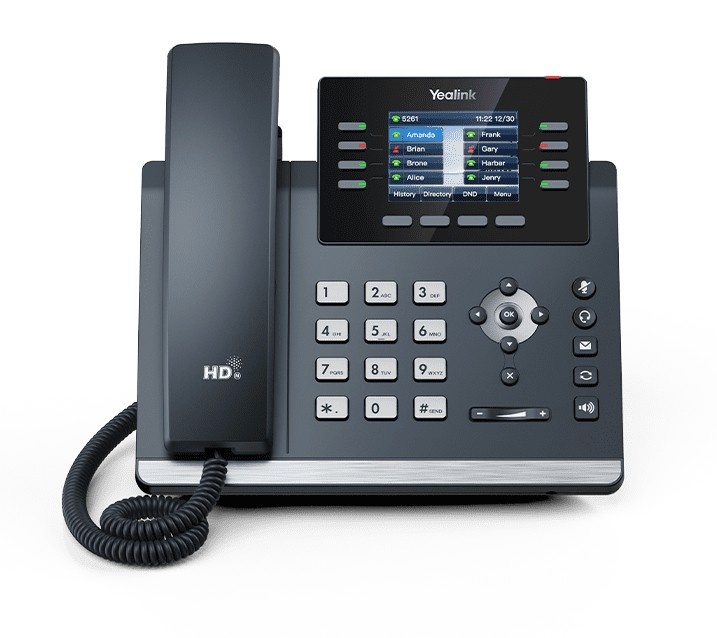 YEALINK Yealink SIP-T44U telefono IP Grigio 8 linee LCD Wi-Fi - APPARECCHIATURA TELEFONICA | TecnoCARE.net Sabaudia, Latina, Terracina, San Felice Circeo e Pontinia