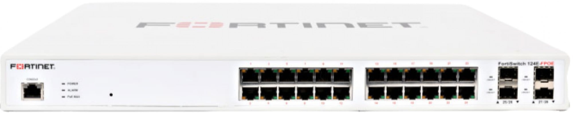 FORTINET Fortinet FS-124E-POE switch di rete Gestito L2 Gigabit Ethernet (10/100/1000) Supporto Power over Ethernet (PoE) 1U Bianco - RETI | TecnoCARE.net Sabaudia, Latina, Terracina, San Felice Circeo e Pontinia