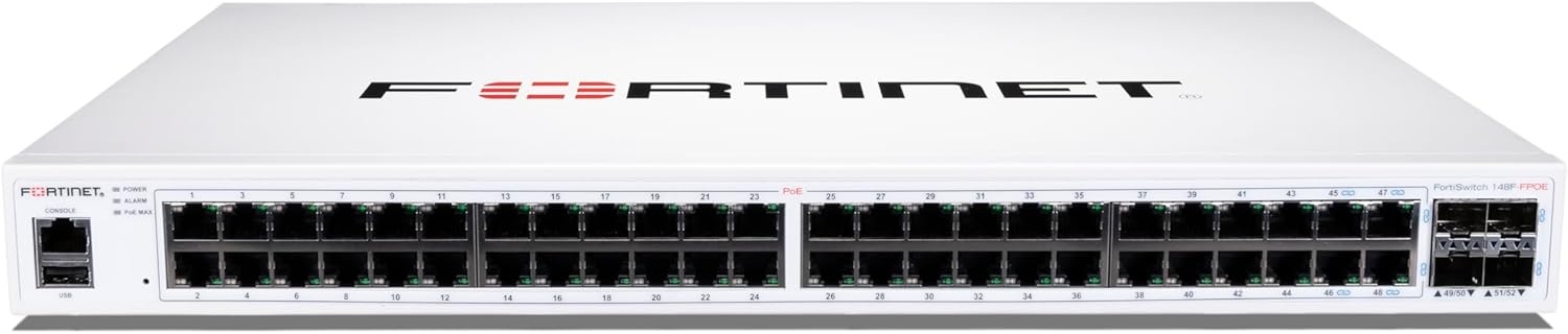 FORTINET Fortinet FS-148F-POE switch di rete L2 Gigabit Ethernet (10/100/1000) Supporto Power over Ethernet (PoE) 1U Bianco - RETI | TecnoCARE.net Sabaudia, Latina, Terracina, San Felice Circeo e Pontinia