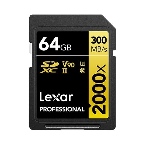 LEXAR Lexar Professional 64 GB 2000x UHS-II Classe 10 Scheda di Memoria SDHC - SUPPORTI PER LA MEMORIZZAZIONE | TecnoCARE.net Sabaudia, Latina, Terracina, San Felice Circeo e Pontinia