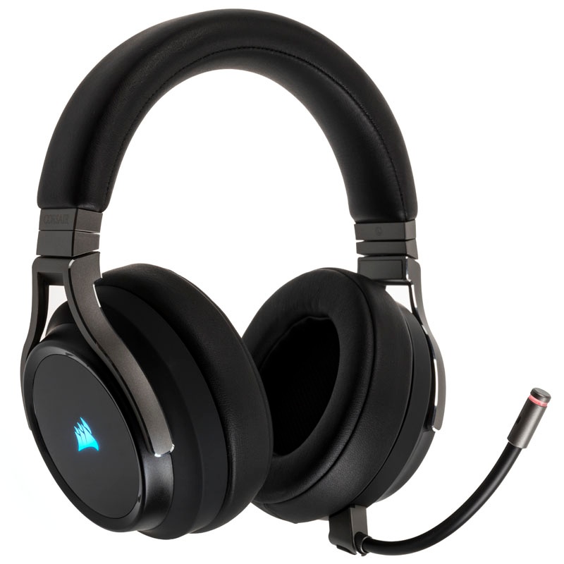 CORSAIR Corsair Virtuoso RGB Wireless High-Fidelity Gaming Headset - Carbonio - ACCESSORI GAMING | TecnoCARE.net Sabaudia, Latina, Terracina, San Felice Circeo e Pontinia