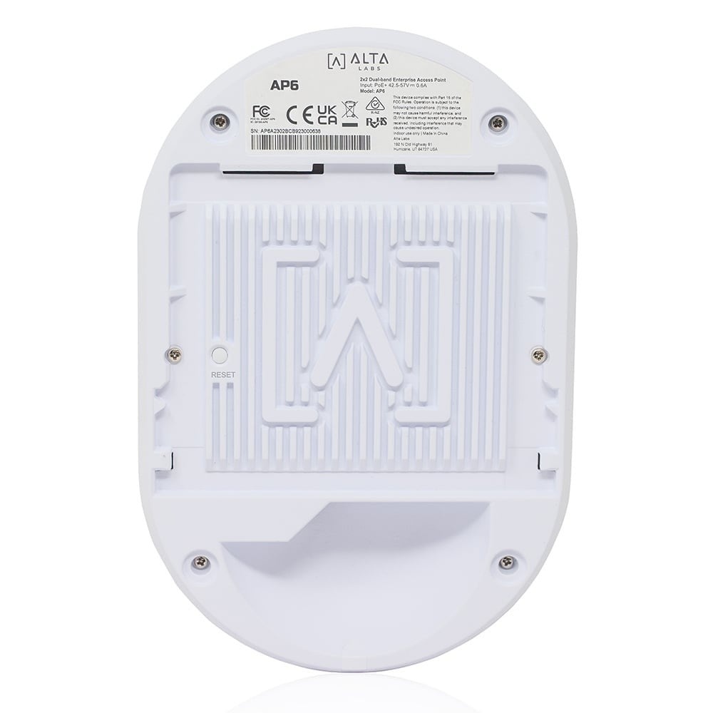 ALTA LABS Alta Labs AP6 punto accesso WLAN 3000 Mbit/s Bianco Supporto Power over Ethernet (PoE) - RETI | TecnoCARE.net Sabaudia, Latina, Terracina, San Felice Circeo e Pontinia