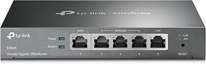 TP-LINK TP-Link TL-ER605 Router VPN Multi-WAN Gigabit SafeStream - RETI | TecnoCARE.net Sabaudia, Latina, Terracina, San Felice Circeo e Pontinia