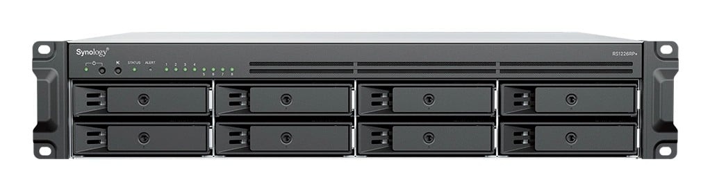 SYNOLOGY Synology RackStation RS1226RP+ server NAS e di archiviazione Armadio (2U) AMD Ryzen V1500B 4 GB DDR4 0 TB Synology DSM Nero - SUPPORTI PER LA MEMORIZZAZIONE | TecnoCARE.net Sabaudia, Latina, Terracina, San Felice Circeo e Pontinia