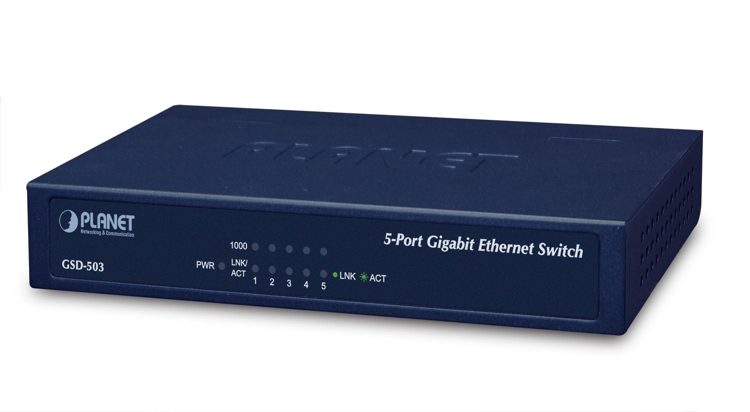 PLANET PLANET GSD-503 switch di rete Gigabit Ethernet (10/100/1000) Blu - RETI | TecnoCARE.net Sabaudia, Latina, Terracina, San Felice Circeo e Pontinia
