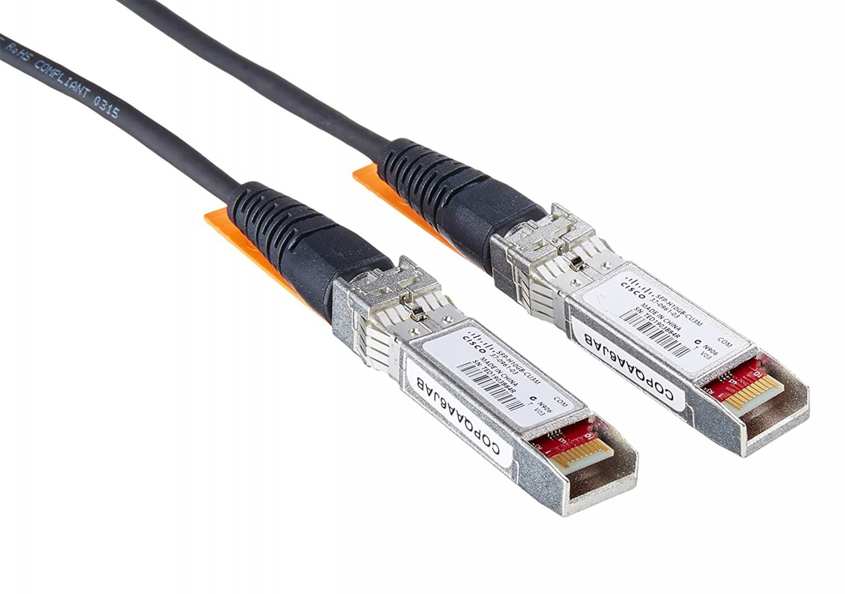 CISCO Cisco 10GBASE-CU SFP+ Cable 3 Meter cavo di rete Nero 3 m - CAVI PER COMPUTER E PERIFERICHE | TecnoCARE.net Sabaudia, Latina, Terracina, San Felice Circeo e Pontinia