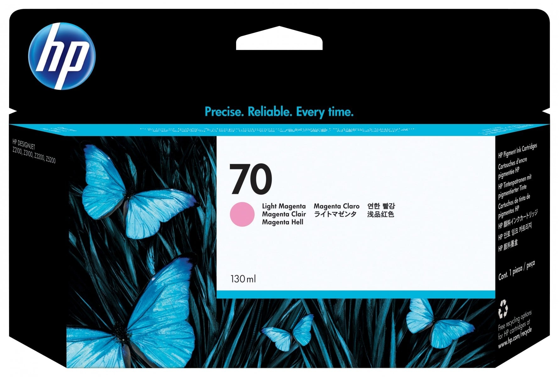 HP HP Cartuccia inchiostro magenta chiaro 70, 130 ml - STAMPANTI E SCANNER | TecnoCARE.net Sabaudia, Latina, Terracina, San Felice Circeo e Pontinia