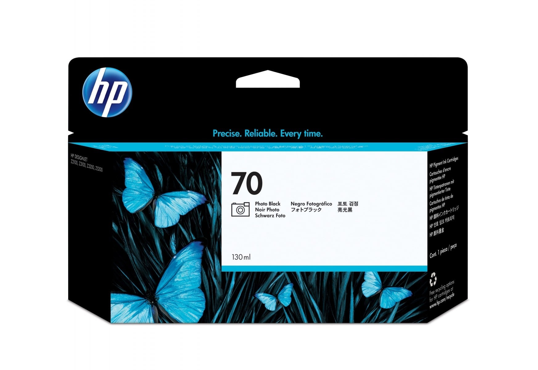 HP HP Cartuccia inchiostro nero fotografico DesignJet 70, 130 ml - STAMPANTI E SCANNER | TecnoCARE.net Sabaudia, Latina, Terracina, San Felice Circeo e Pontinia
