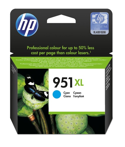 HP HP CART INK CIANO PER OJ PRO8100/8600 1500PAG 951XL - CARTUCCE INKJET | TecnoCARE.net Sabaudia, Latina, Terracina, San Felice Circeo e Pontinia