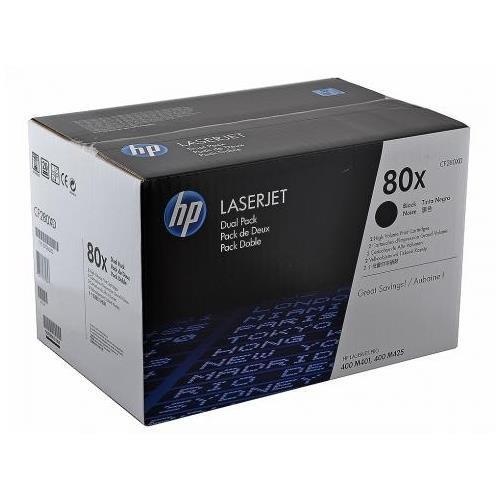 HP HP Confezione da 2 cartucce originali Toner nero ad alta capacità LaserJet 80X - STAMPANTI E SCANNER | TecnoCARE.net Sabaudia, Latina, Terracina, San Felice Circeo e Pontinia
