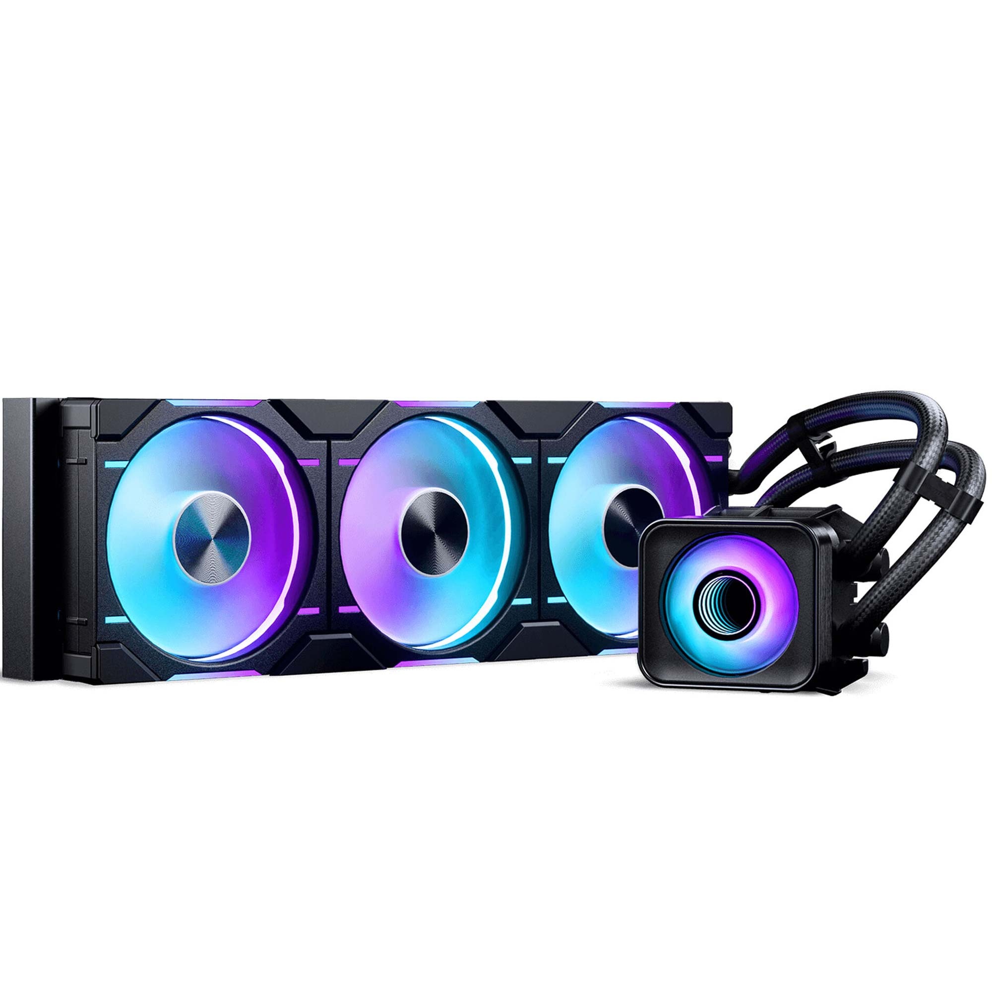 PHANTEKS PHANTEKS Glacier One 360D30 X2 - D-RGB - 360mm - Nero - CPU DISSIPATORI | TecnoCARE.net Sabaudia, Latina, Terracina, San Felice Circeo e Pontinia