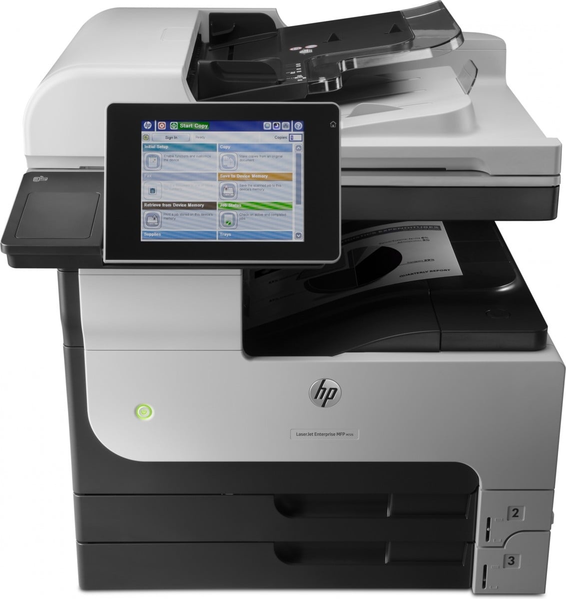 HP HP LaserJet Enterprise Multifunzione M725dn, Stampa, copia, scansione, ADF da 100 fogli, Porta USB frontale, Scansione verso e-mail/PDF, Stampa fronte/retro - STAMPANTI E SCANNER | TecnoCARE.net Sabaudia, Latina, Terracina, San Felice Circeo e Pontinia