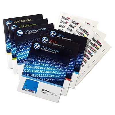 HPE HPE LTO-6 Ultrium RW Bar Code Label Pack - SUPPORTI PER LA MEMORIZZAZIONE | TecnoCARE.net Sabaudia, Latina, Terracina, San Felice Circeo e Pontinia