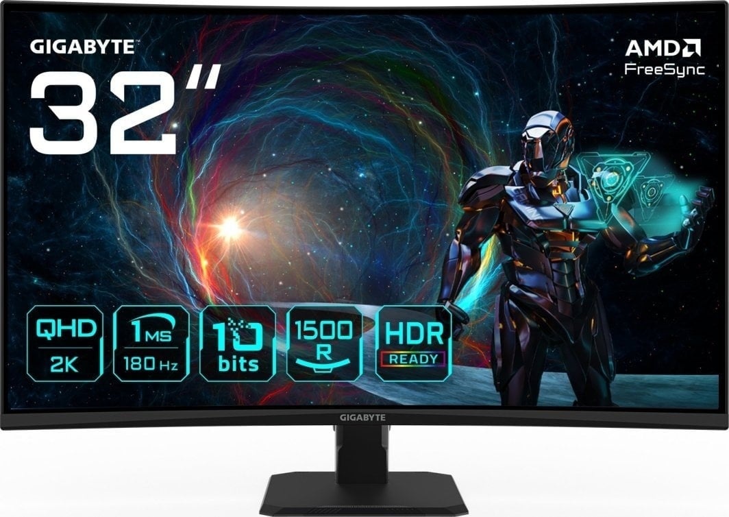 GIGABYTE GIGABYTE GS32QCA Monitor PC 80 cm (31.5") 2560 x 1440 Pixel Quad HD LED Nero - MONITOR E ACCESSORI | TecnoCARE.net Sabaudia, Latina, Terracina, San Felice Circeo e Pontinia