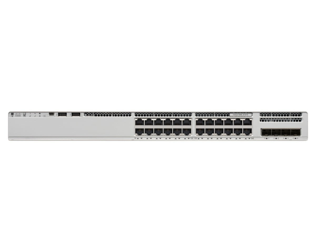 CISCO Cisco C9200-24PXG-A switch di rete Gestito L3 Gigabit Ethernet (10/100/1000) Supporto Power over Ethernet (PoE) Grigio - RETI | TecnoCARE.net Sabaudia, Latina, Terracina, San Felice Circeo e Pontinia